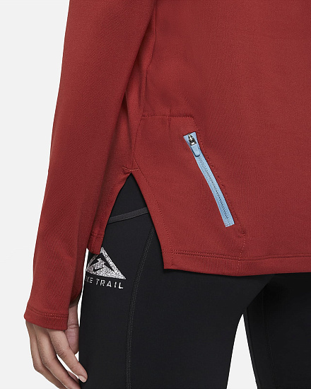 Футболка женская Nike Element Trail Red - Фото 5 большая