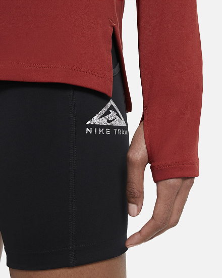 Футболка женская Nike Element Trail Red - Фото 6 большая