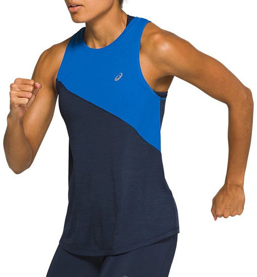 Майка женская ASICS Tokyo Tank Tuna Blue/Peacoat - Фото 1 большая