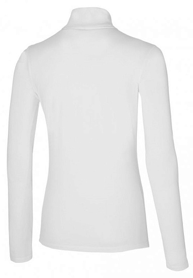 Футболка женская Mizuno Impulse Core Ls Hz White - Фото 2 большая