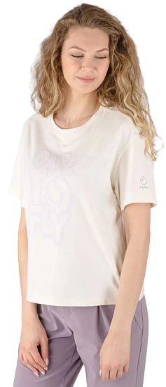 Футболка женская Anta Cross-Training Corn White - Фото 3 большая