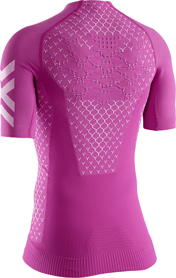 Футболка женская X-Bionic Twyce G2 Run Twyce Purple/Arctic White - Фото 2 большая