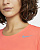 Футболка женская Nike Long-Sleeve Running Top Bright Mango/Reflective Silver - Фото 3 малая