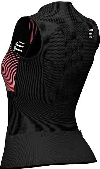 Майка женская Compressport Trail Postural V2 Черный - Фото 2 большая