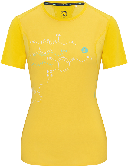 Футболка женская Bivium Темп 3.0 Желтый - Фото 1 большая