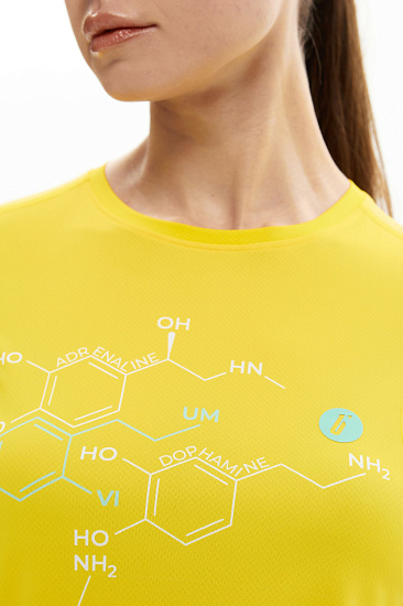 Футболка женская Bivium Темп 3.0 Желтый - Фото 4 большая