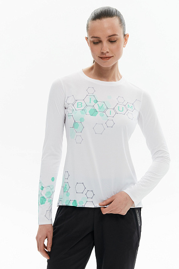 Лонгслив женский Bivium Лайт 3.0 Белый - Фото 2 большая