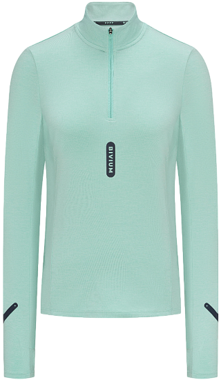 Лонгслив женский Bivium Разминка 2.0 Ментоловый - Фото 1 большая