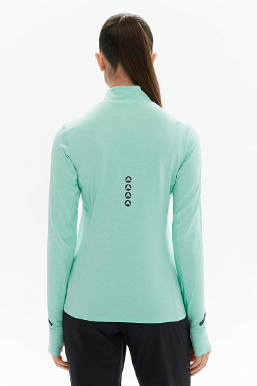 Лонгслив женский Bivium Разминка 2.0 Ментоловый - Фото 4 большая