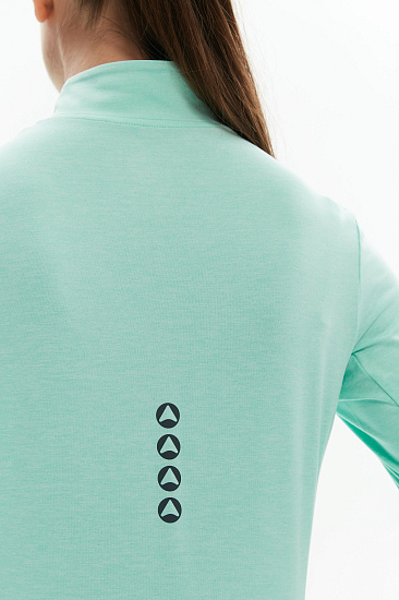 Лонгслив женский Bivium Разминка 2.0 Ментоловый - Фото 8 большая