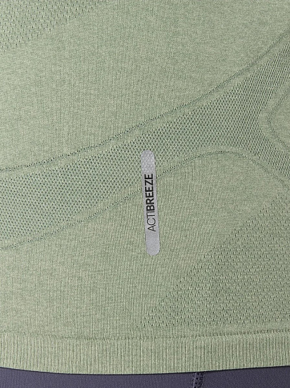 Лонгслив женский ASICS Road Seamless Monument Blue/Whisper Green - Фото 7 большая