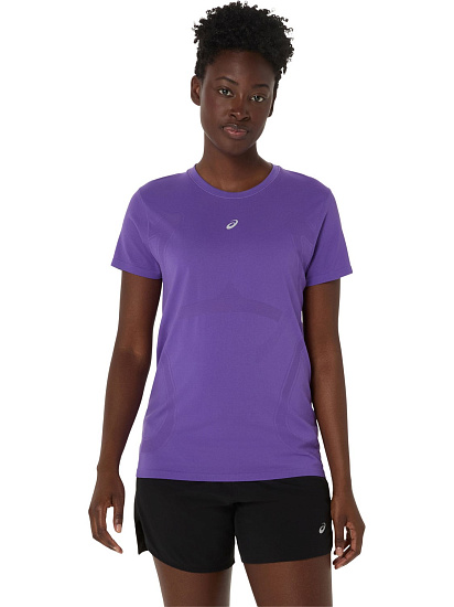 Футболка женская ASICS Road Seamless Edo Purple - Фото 2 большая