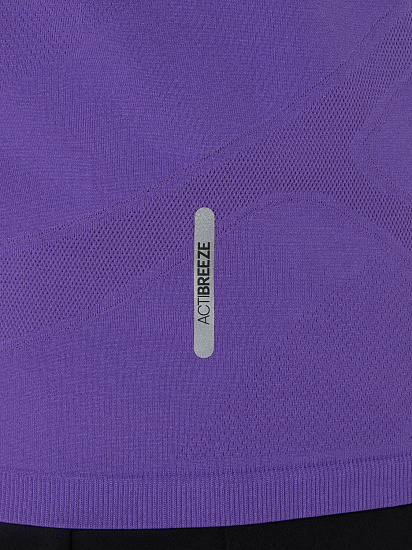 Футболка женская ASICS Road Seamless Edo Purple - Фото 5 большая