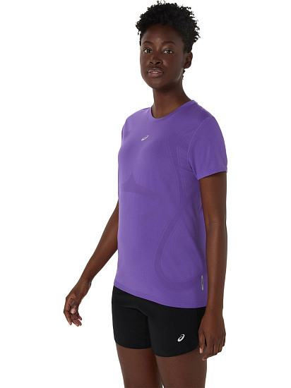 Футболка женская ASICS Road Seamless Edo Purple - Фото 6 большая
