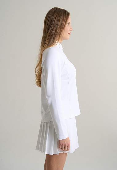 Лонгслив женский Anta 862615403 White - Фото 5 большая