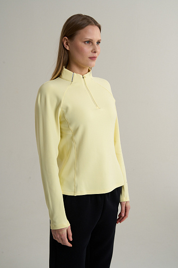 Лонгслив женский Anta 862615403 Yellow - Фото 5 большая