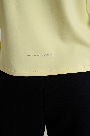 Лонгслив женский Anta 862615403 Yellow - Фото 7 большая