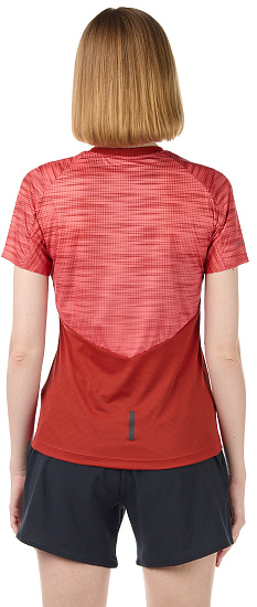 Футболка женская Scott Trail Run Rust Red/Brick Red - Фото 4 большая