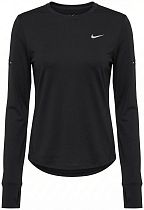 Лонгслив женский Nike Swift Dri-FIT Uv Black/Reflective Silver
