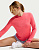 Лонгслив женский Nike Swift Dri-FIT Uv Sea Coral/Reflective Silver - Фото 6 малая