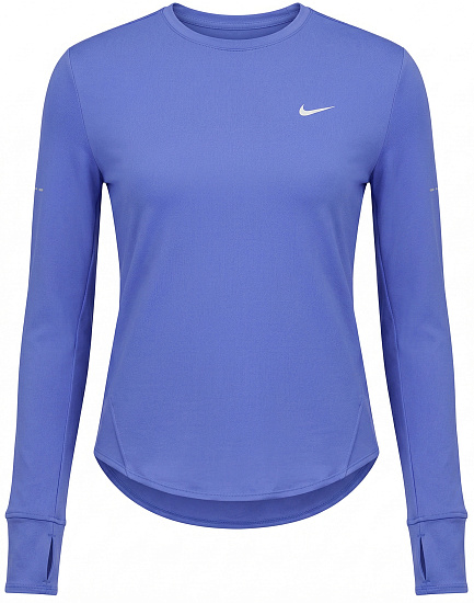 Лонгслив женский Nike Swift Dri-FIT Uv Sapphire/Reflective Silver - Фото 1 большая