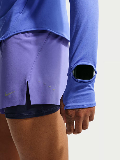 Лонгслив женский Nike Swift Dri-FIT Uv Sapphire/Reflective Silver - Фото 6 большая