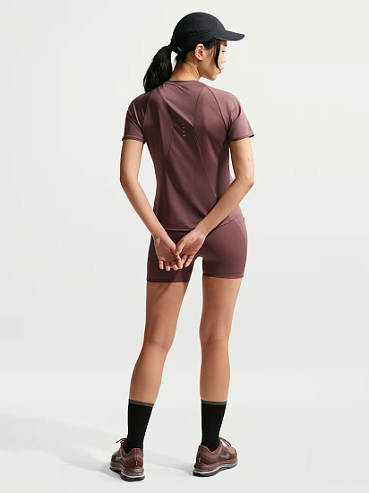 Футболка женская Nike Swift Dri-FIT Tattoo/Reflective Silver - Фото 5 большая