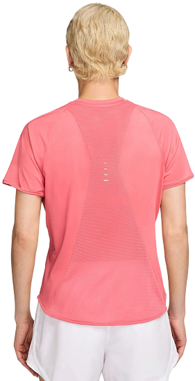 Футболка женская Nike Swift Dri-FIT Sea Coral/Reflective Silver - Фото 4 большая