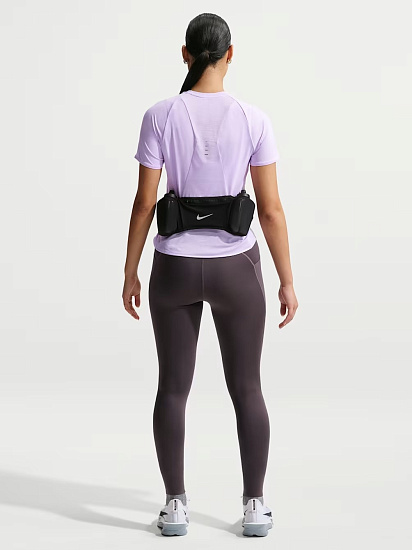 Футболка женская Nike Swift Dri-FIT Violet Mist/Reflective Silver - Фото 5 большая