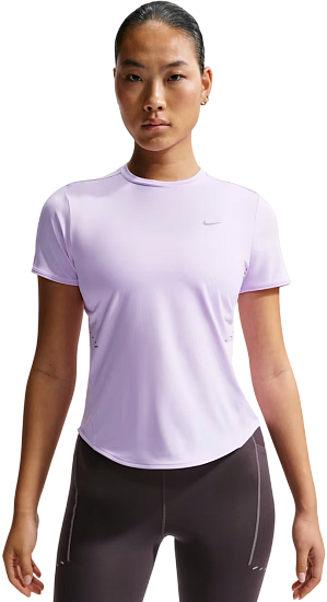 Футболка женская Nike Swift Dri-FIT Violet Mist/Reflective Silver - Фото 3 большая