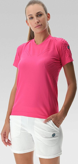 Футболка женская UYN Run Fit Ow SS Pink Peacock - Фото 2 большая