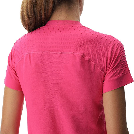 Футболка женская UYN Run Fit Ow SS Pink Peacock - Фото 5 большая
