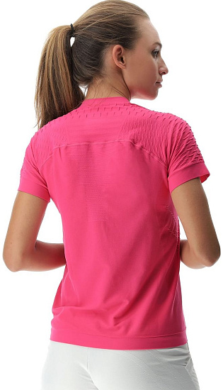 Футболка женская UYN Run Fit Ow SS Pink Peacock - Фото 8 большая