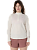 Лонгслив женский ASICS Icon 1/2 Zip Ls Cream - Фото 4 малая
