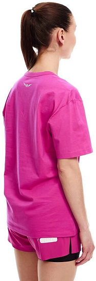 Футболка женская UGLOW V-Neck Super Purple - Фото 6 большая