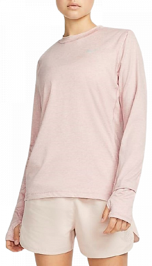 Футболка женская Nike Element Pink Oxford/Reflective Silver - Фото 1 большая