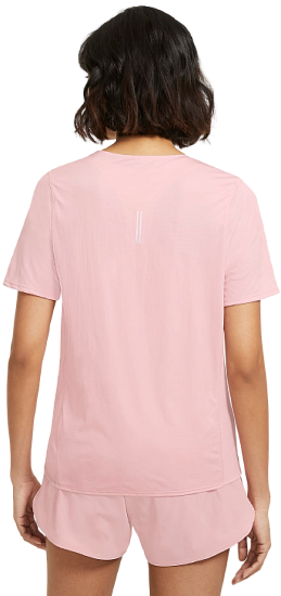 Футболка женская Nike City Sleek Ss Pink Glaze - Фото 3 большая