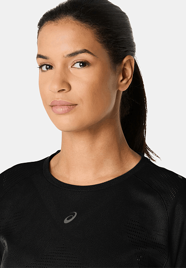 Футболка женская ASICS Metarun Performance Black - Фото 4 большая