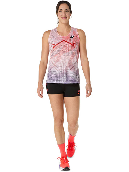 Майка женская ASICS Metaspeed Flash Red - Фото 6 большая