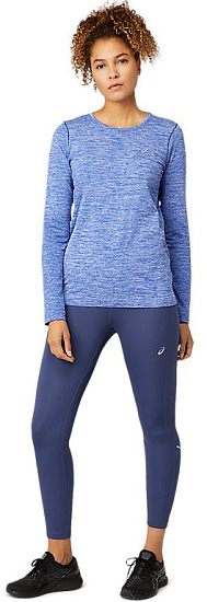 Футболка женская ASICS Race Seamless LS Monaco Blue - Фото 2 большая