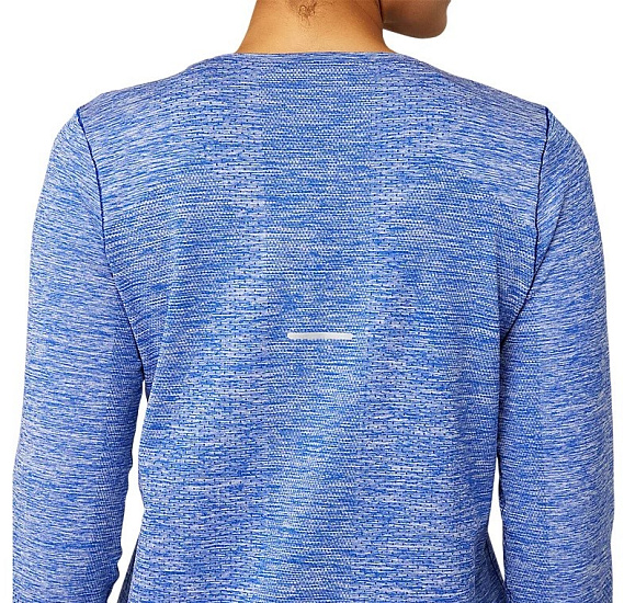 Футболка женская ASICS Race Seamless LS Monaco Blue - Фото 6 большая