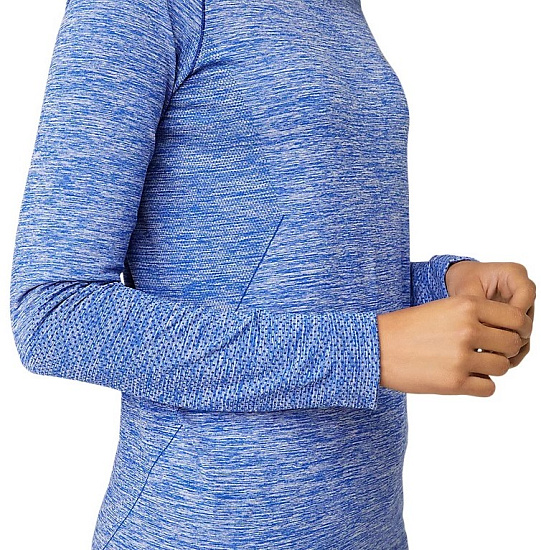 Футболка женская ASICS Race Seamless LS Monaco Blue - Фото 7 большая