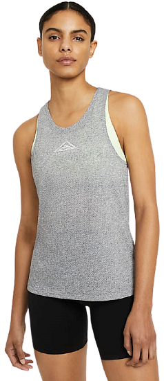 Майка женская Nike City Sleek Dark Grey Heather - Фото 2 большая
