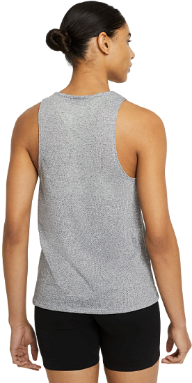Майка женская Nike City Sleek Dark Grey Heather - Фото 3 большая