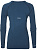 Футболка женская ASICS Seamless LS Texture Mako Blue - Фото 2 малая