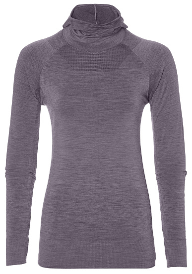 Футболка женская ASICS Metarun LS Top Lavender Grey - Фото 1 большая
