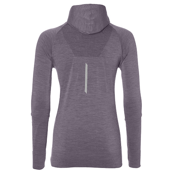 Футболка женская ASICS Metarun LS Top Lavender Grey - Фото 2 большая