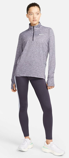 Пулон женский Nike Element HZ Cave Purple/Indigo Haze/Heather - Фото 3 большая