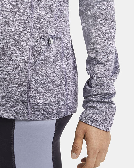 Пулон женский Nike Element HZ Cave Purple/Indigo Haze/Heather - Фото 6 большая