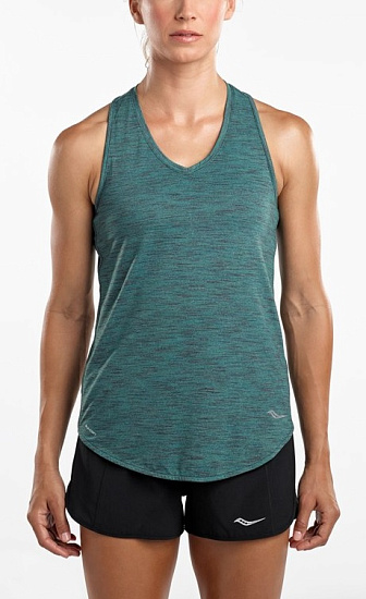 Майка женская Saucony Gait Tank June Bug - Фото 2 большая